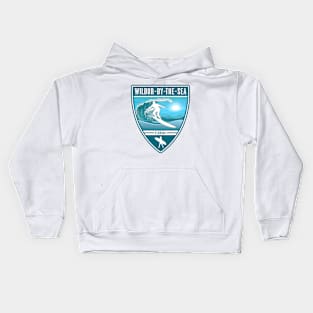 Surf Wilbur-By-The-Sea Florida Kids Hoodie